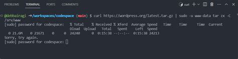 scriptnulled.space password|[sudo] password for codespace: · community · Discussion .